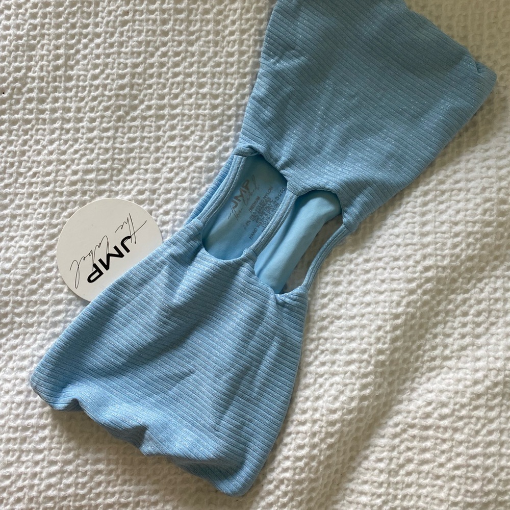 JMP the Label blue Vegas top